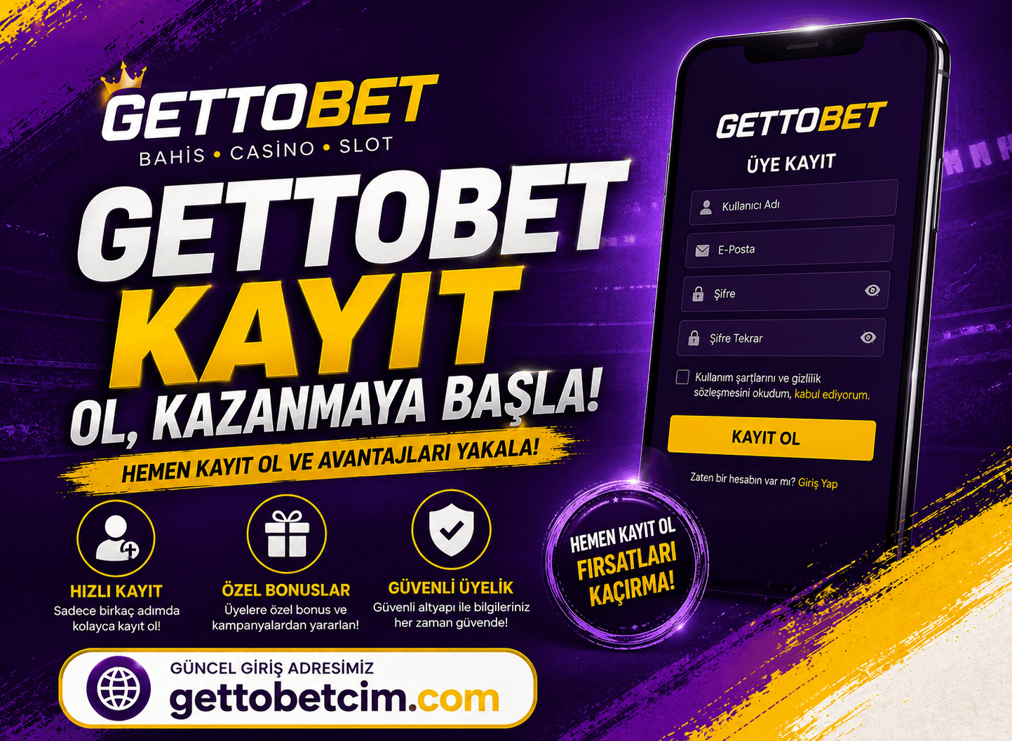 Gettobet Kayıt
