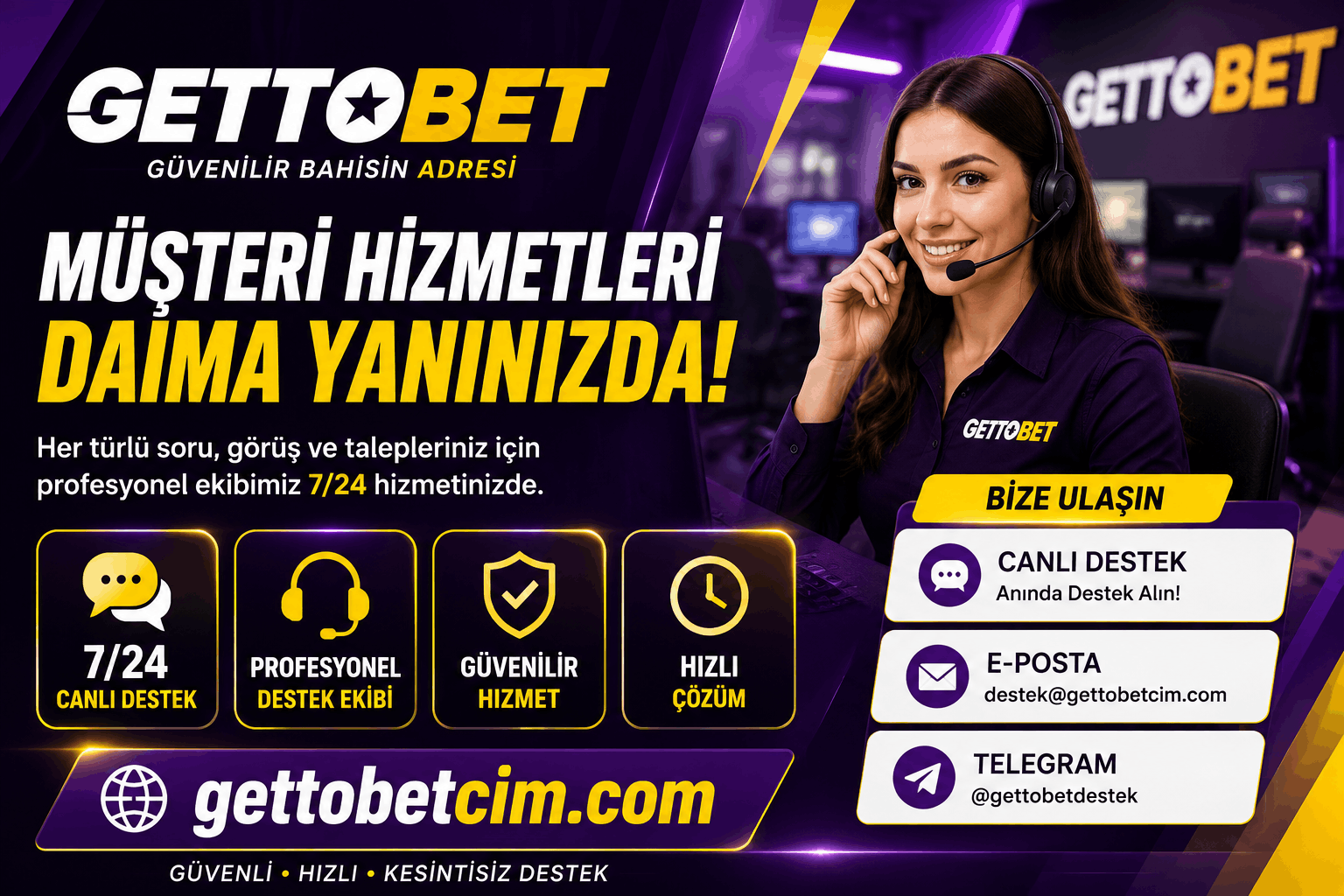 Gettobet Müşteri Hizmetleri
