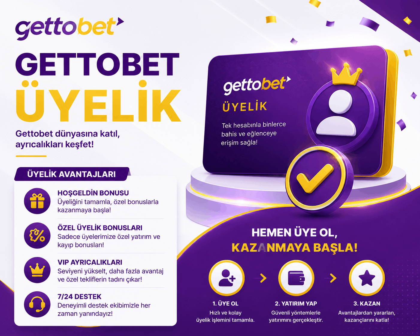 Gettobet Üyelik
